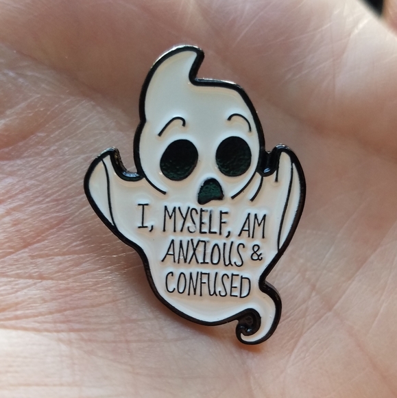 *2 for $13* Beetlejuice Inspired Ghost Pin - Picture 3 of 5
